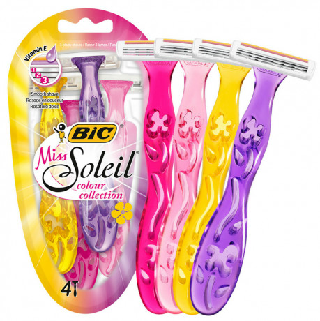 Bic miss soleil станок одноразовый женский 4шт
