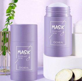 Маска O`cheal Mask eggplant acne cleansing solid mask баклажан 40g