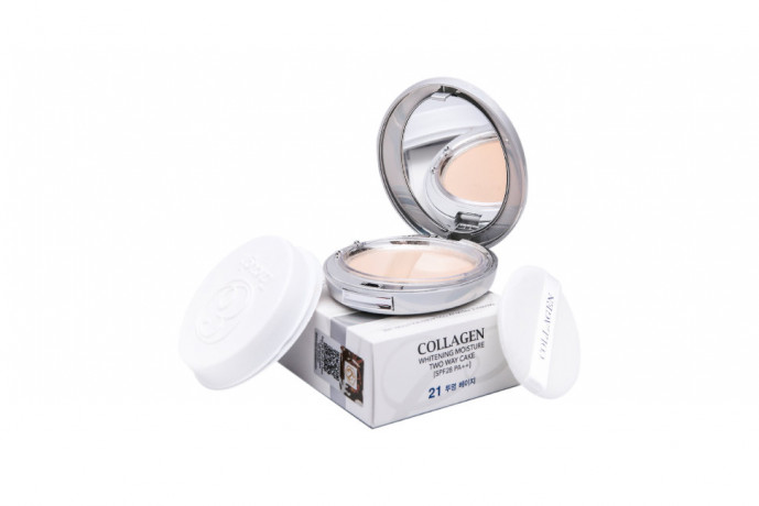 Пудра Enough Collagen 3in1 белая