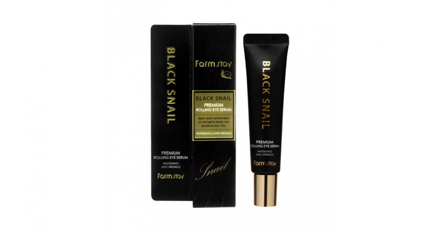 ролик для век Farm stay Black shail 25ml