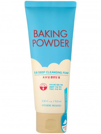 Корея ориг. Etude Пенка для умывания Baking Powder B.B Deep cleansing foam 160g
