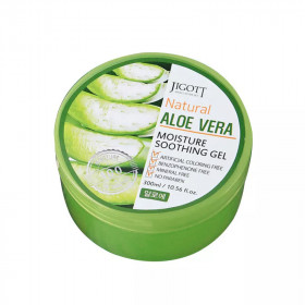 Корея ориг. Jigott Gel Гель для тела с экстрактом алое Aloe vera moisture soothing gel 300ml