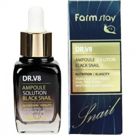 Корея ориг. Farm Stay DR.V8 Ampoule Solution Black Snail 30 ml