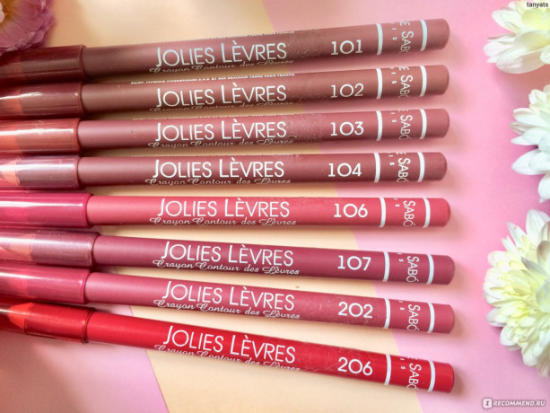 карандаш для губ ориг Viviene Sabo Jolies Levres