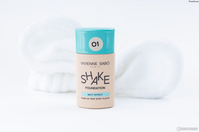 Vivien sabo матирующий тональный крем 25ml shake foundation matt effect