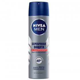 Nivea дезодарант-спрей 150 мл серебряная защита