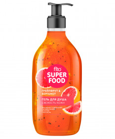 Super Food гель для душа свежесть кожи Грейпфрут и бергамот 520мл