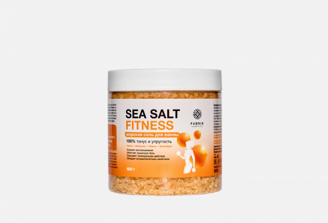 Fabrik Соль для ванн в банке Sea Salt Fitness 600г